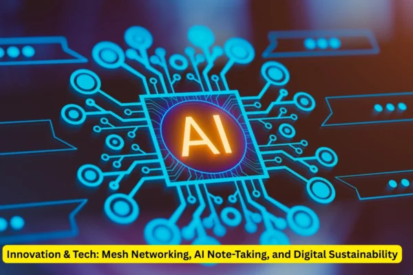 Innovation and Tech Mesh Networking, AI Note-Taking,