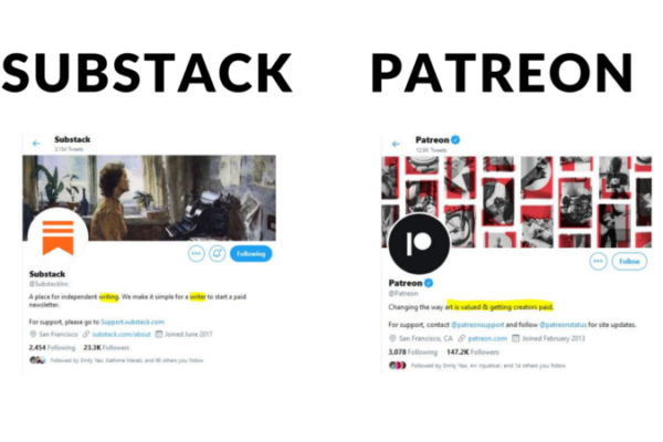 Patreon VS Substack