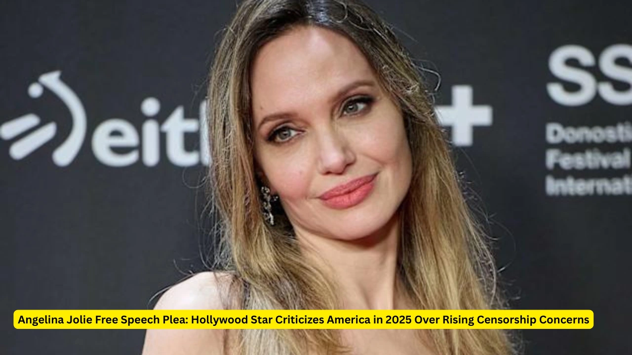 Angelina Jolie Free Speech Plea: Hollywood Star Criticizes America in 2025 Over Rising Censorship Concerns 1 Angelina Jolie Free Speech