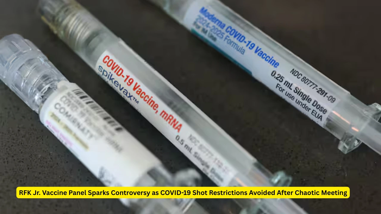 RFK Jr. Vaccine Panel Sparks Controversy as COVID-19 Shot Restrictions Avoided After Chaotic Meeting 1 Vaccine Panel