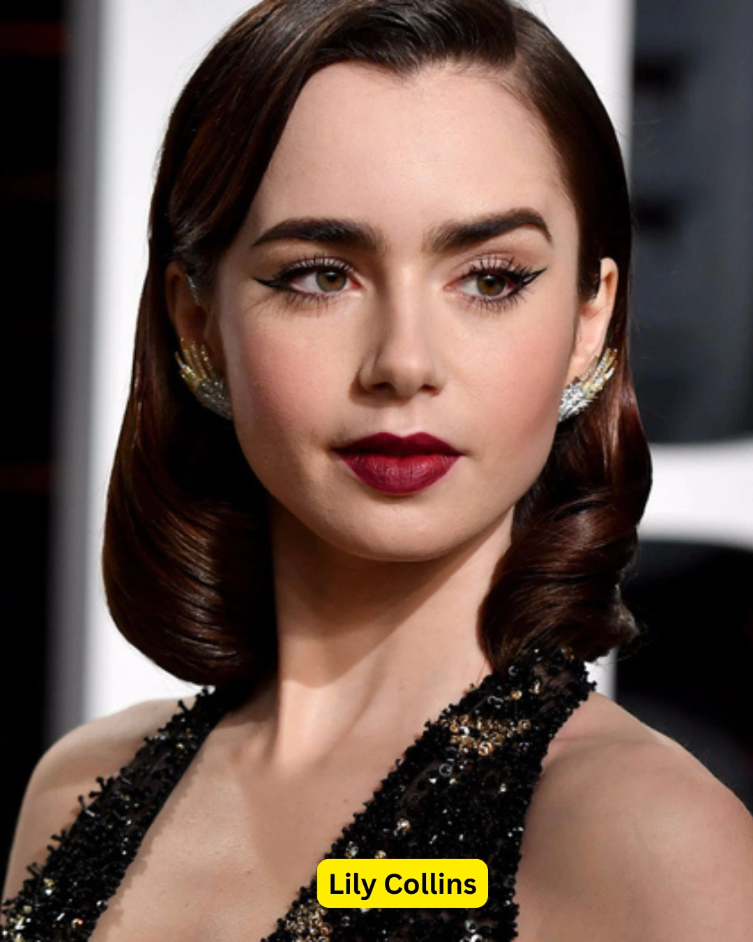 Lily Collins short haircuts