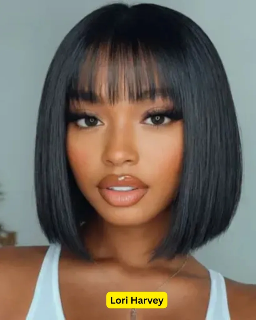 Lory Harvey short haircuts